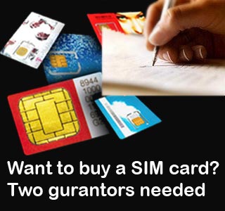 SIM card,Guarantor