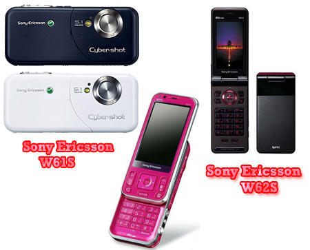 Sony Ericsson W61S and W62S Mobile Phone