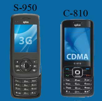 Spice C-810, S-950 Phones