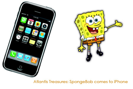 SpongeBob Toon and iPhone