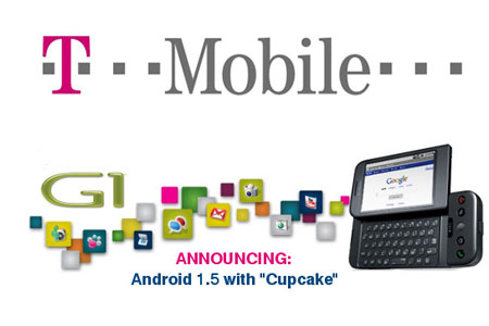 T-Mobile Logo and Android 1.5 update