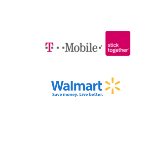 T-Mobile and Wallmart logo