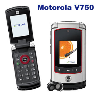 Telus Motorola V750 mobile 