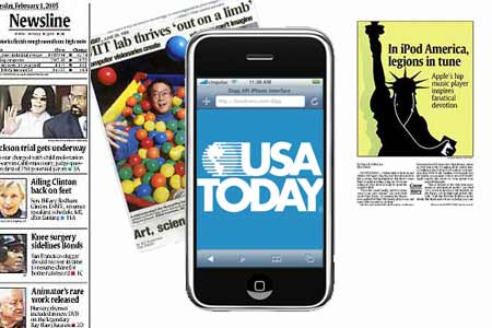 USA Today application for the iPhone 