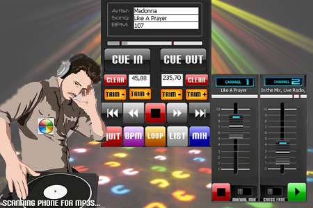 Virtual DJ application 