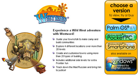 Westward Mobile Game Screen Shot
