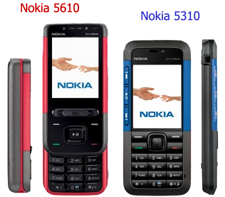 Nokia XpressMusic 5610 and 5310