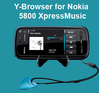 Y-Browser Nokia 5800 XpressMusic phone 