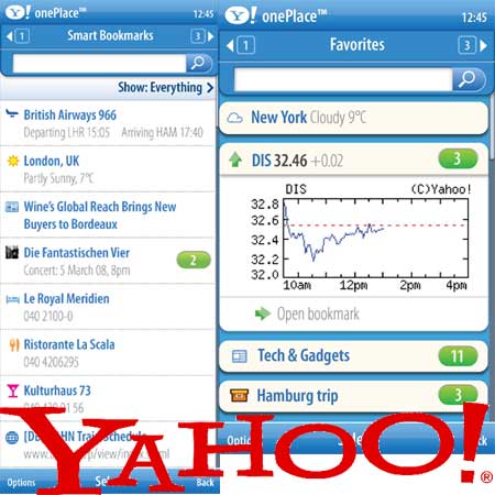 Yahoo onePlace tool