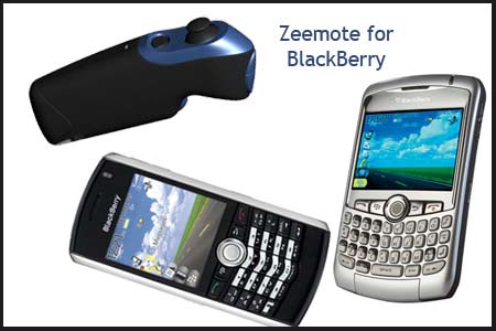 Zeemote SDK BlackBerry Curve and Pearl 