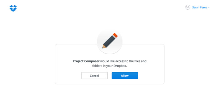 Dropbox Project Composer