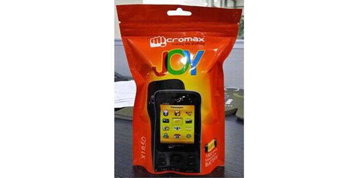 Micromax Joy X-1850 Packaging