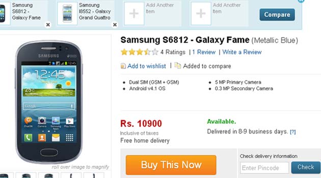 Flipkart Product Page