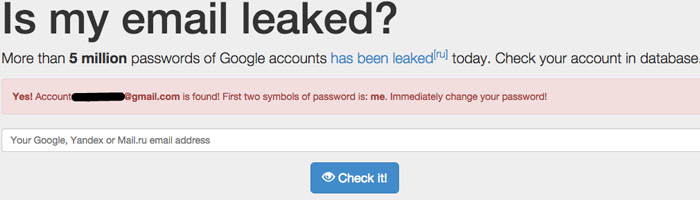 Gmail Leaked Password Username