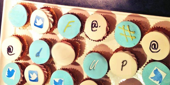 Twitter Themed Cup Cakes