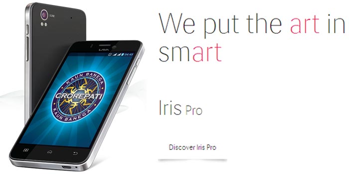 Lava Iris Pro