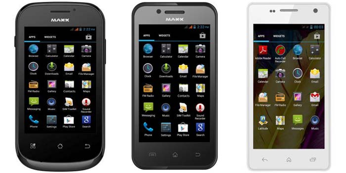Maxx Mobile Android Smartphones