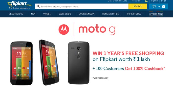 Flipkart Moto G