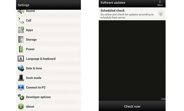 Settings UI