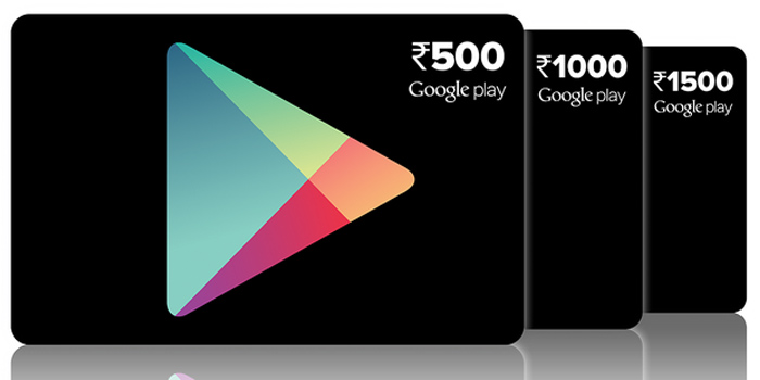 Prepaid Google Play Store Vouchers