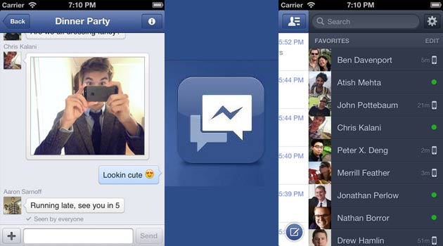 Facebook Messenger for iPhone