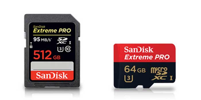 SanDisk Extreme Pro Cards