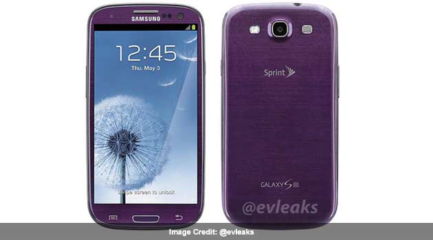 Purple Samsung Galaxy S3