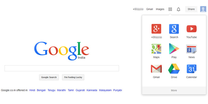 New Google Homepage