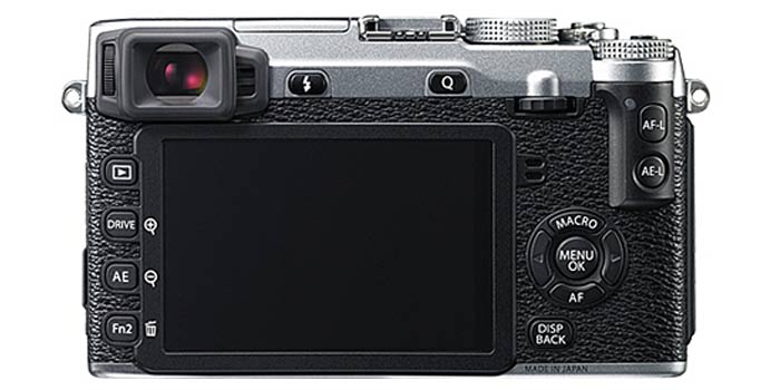 Fujifilm X-E2 Back View