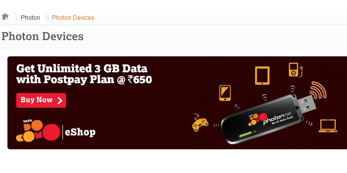 Tata Docomo Unlimited Plans