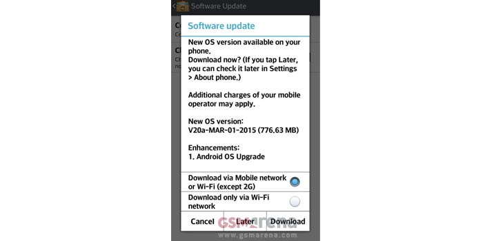 LG Lollipop Update