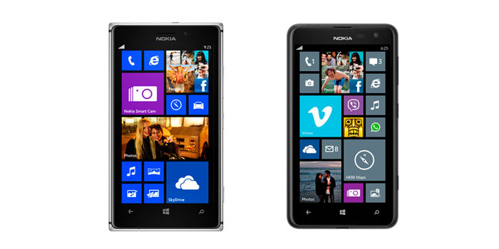 Nokia Lumia 925 And 625