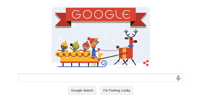 Tis the season 2014 Google Doodle