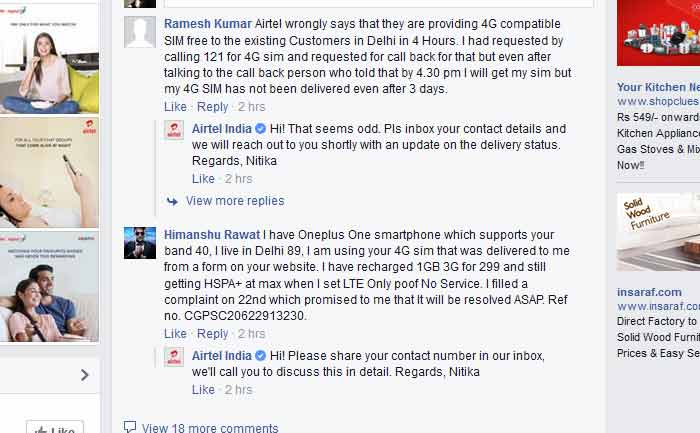 Airtel Complaints