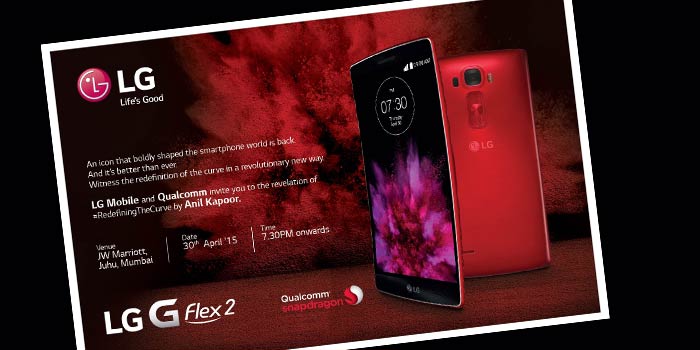 Press Invite LG G Flex 2