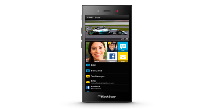 BlackBerry Z3 Front
