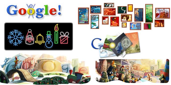 Google Doodles Through The Ages