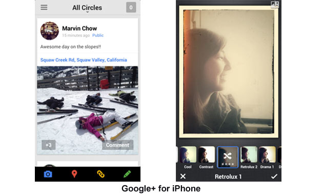 Google+ For IPhone
