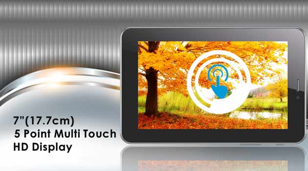 7-inch HD Screen