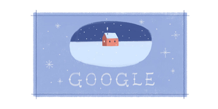 Happy Holidays 2013 Google Doodle