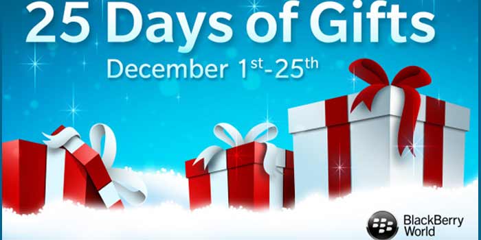 BlackBerry 25 Days Of Gifts