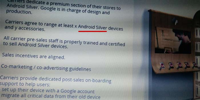 Android Silver Devices