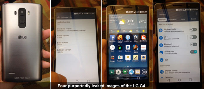 LG G4 Leaked Images
