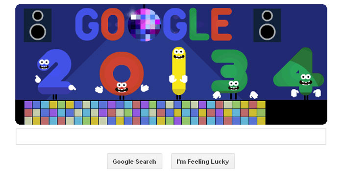 December 31 2013 Google Doodle