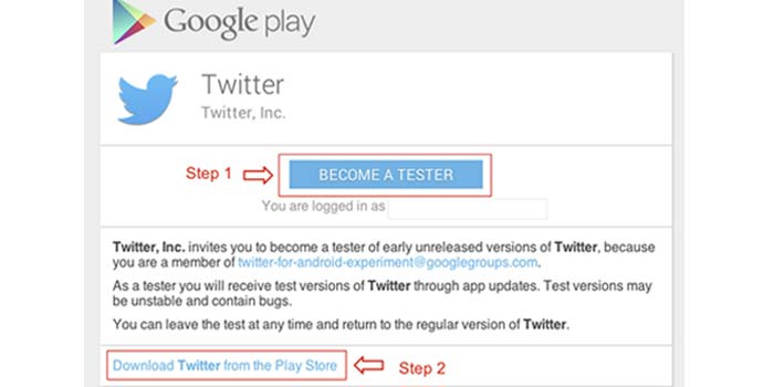 Twitter Beta Testing Program