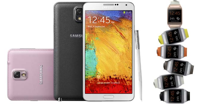 Galaxy Note 3 And Gear