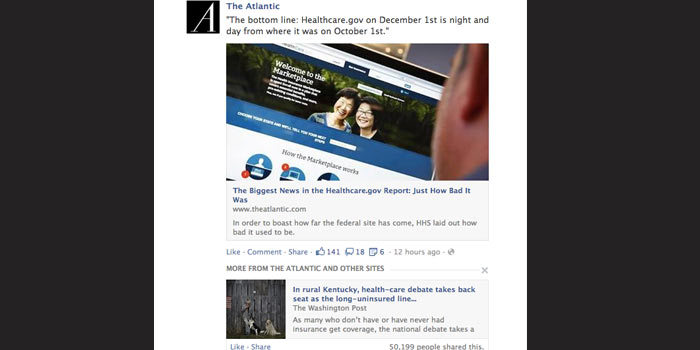 Facebook News In News Feed