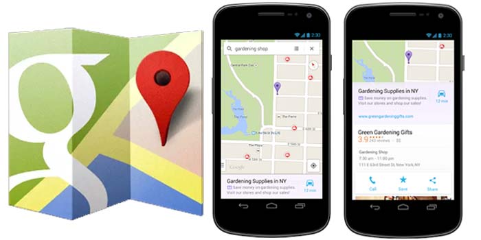 Google Maps Relevant Apps