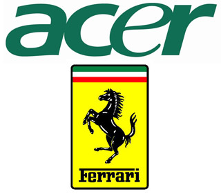 Acer Ferrari logo
