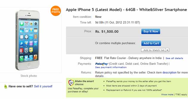 iPhone 5 Price